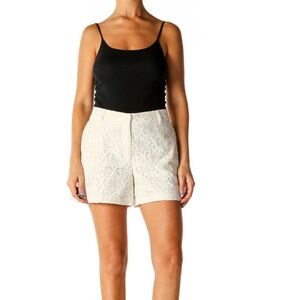 Ann Taylor LOFT Beige Lace Chic Shorts